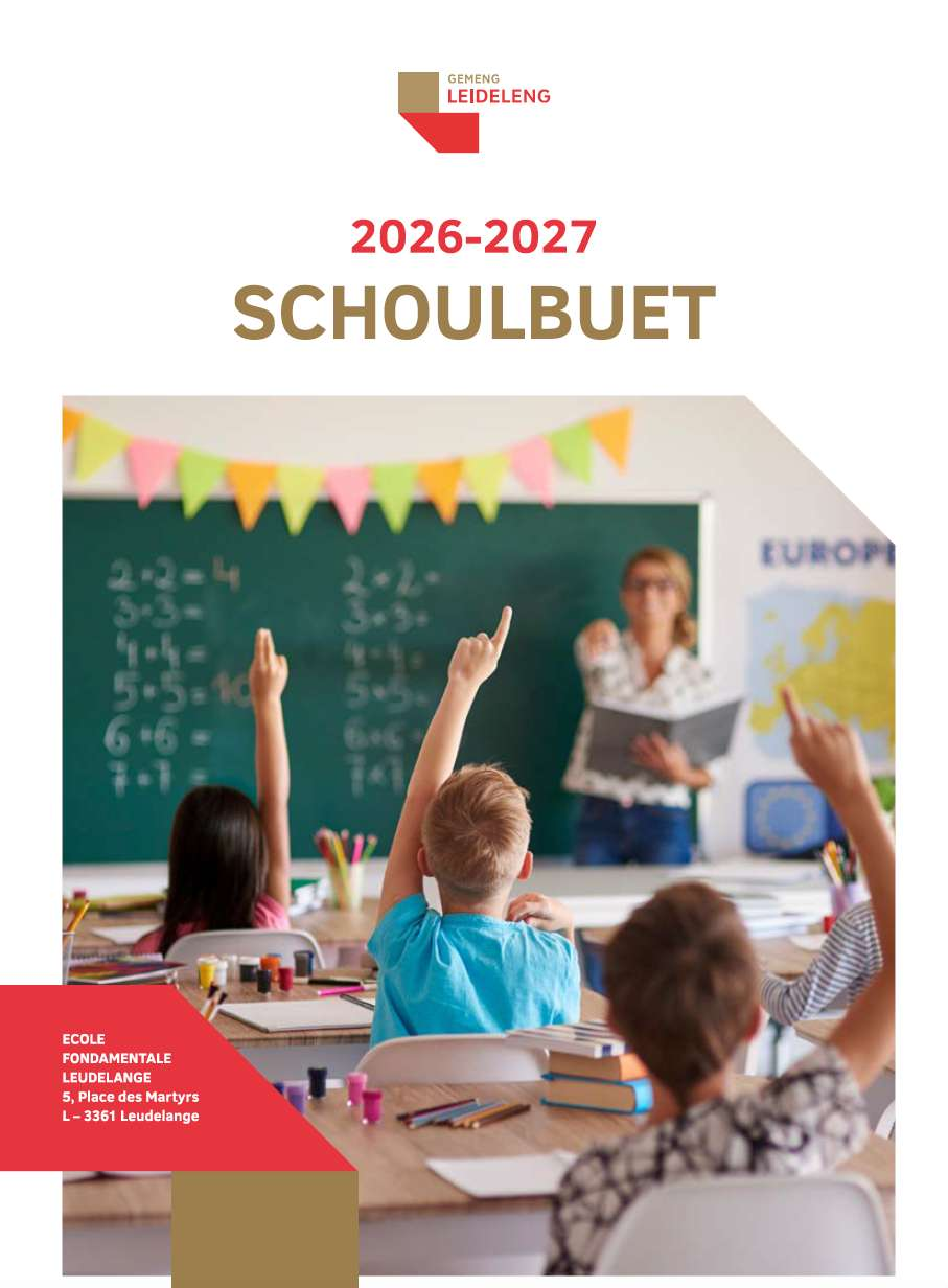 Leidelenger Schoulbuet 2026 / 2027